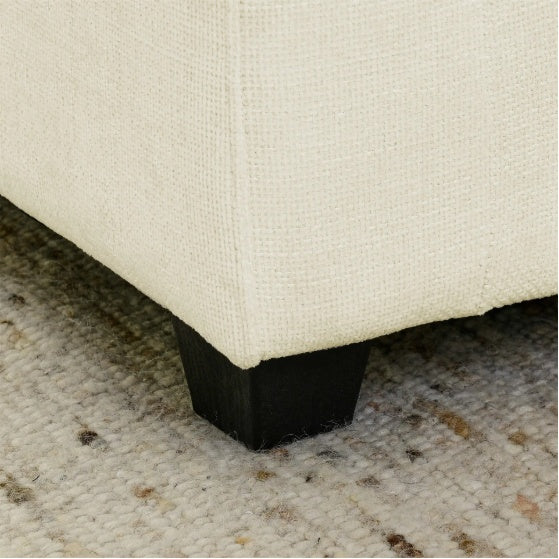 Modern Beige Chenille Sofa