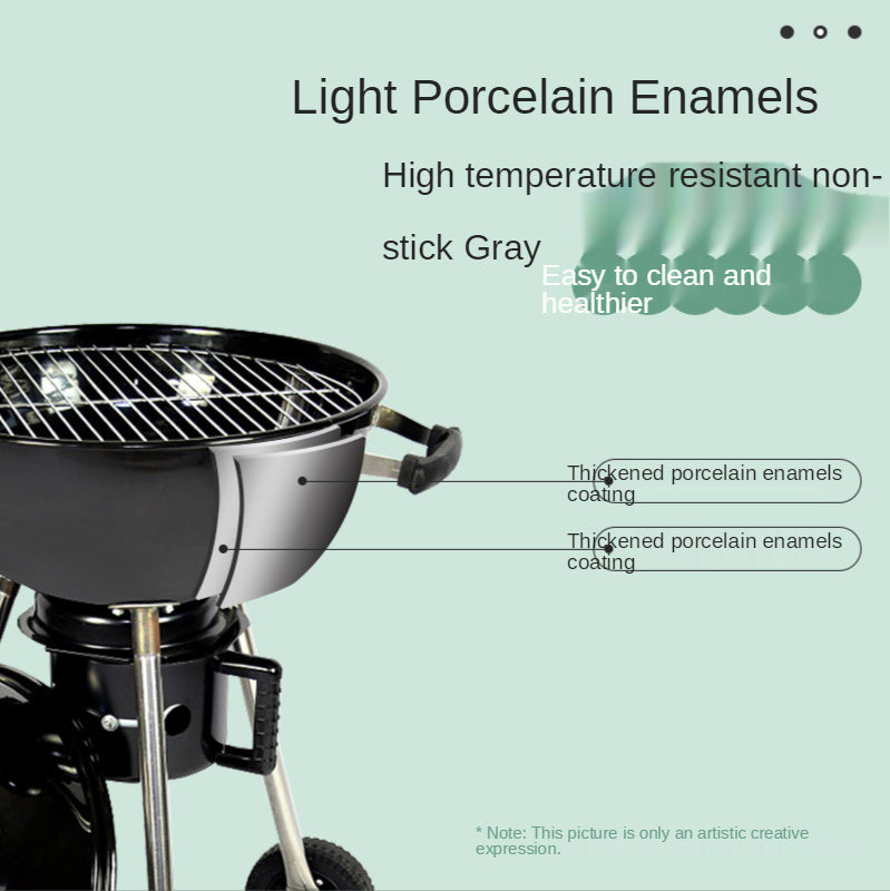 Portable Home Outdoor Charcoal Grill