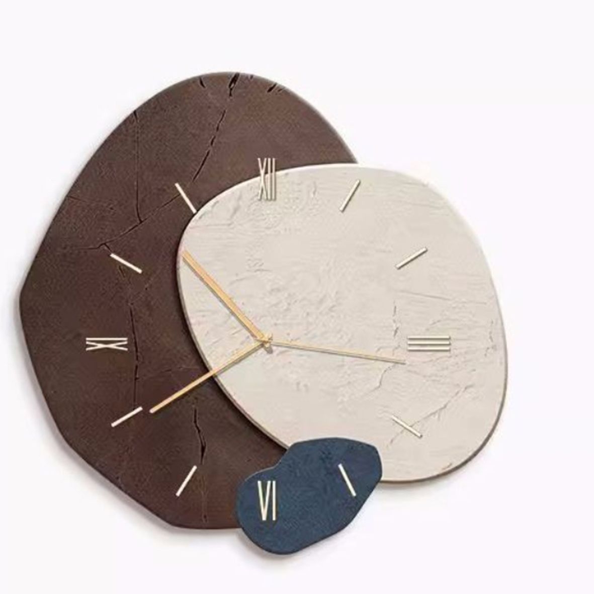 New Chinese Style Dining Room Hanging Painting Wall Clock