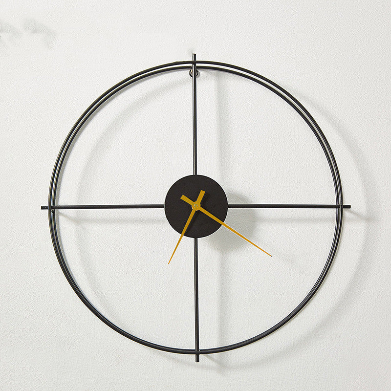 Orbit Luxe Industrial Wall Clock