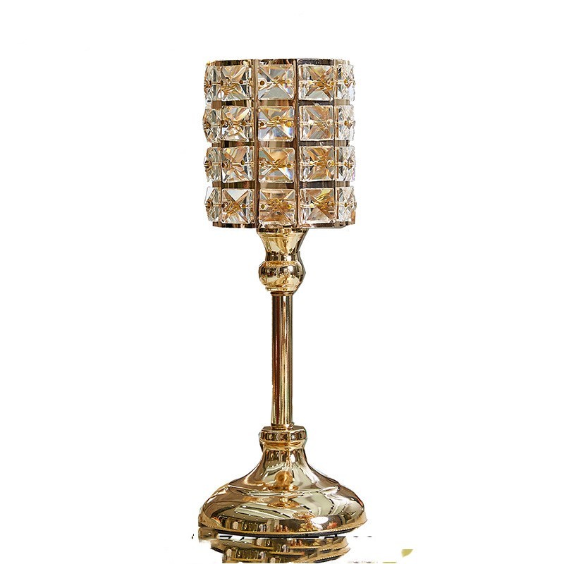 Candlelight Dinner Golden Candle Decoration