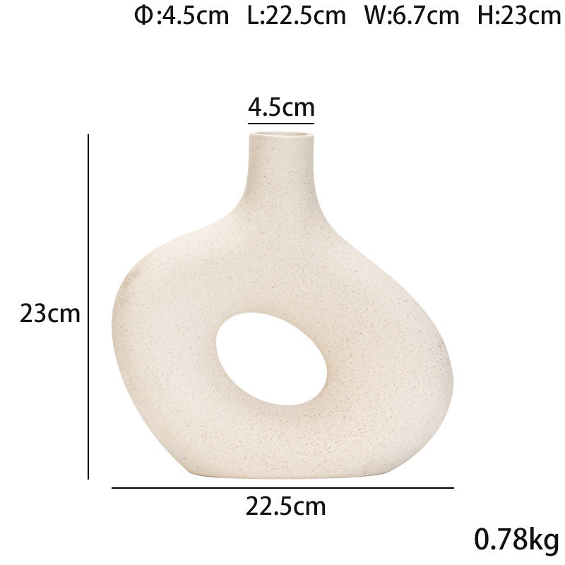 Nordic Style Abstract Ceramic Vases