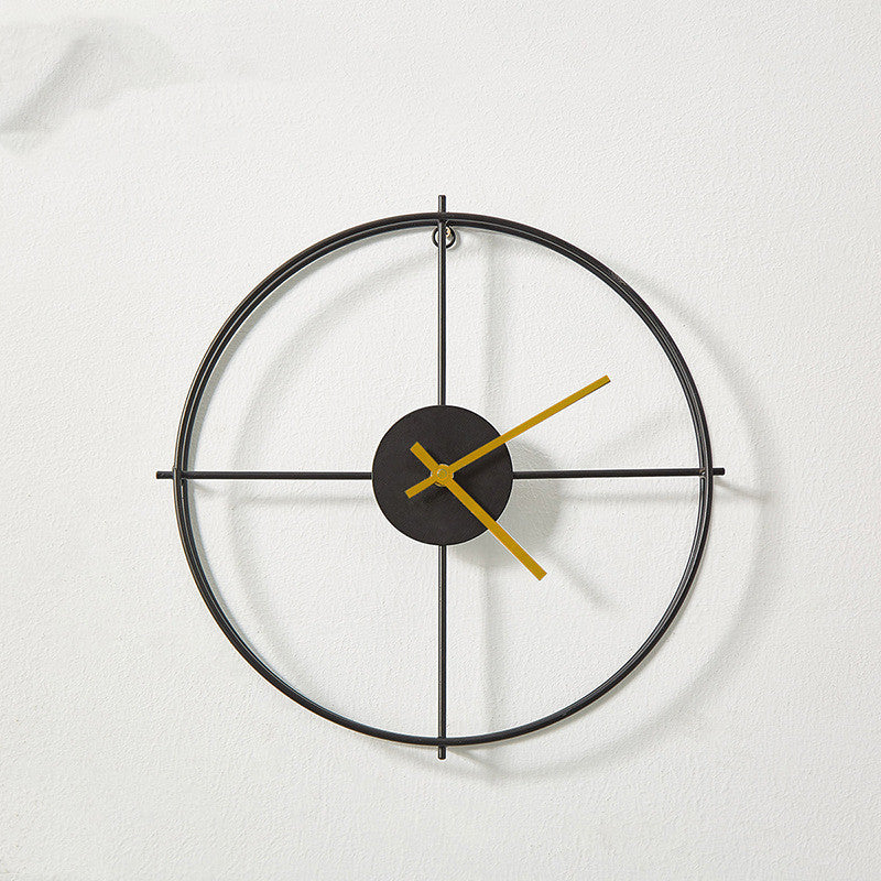 Orbit Luxe Industrial Wall Clock