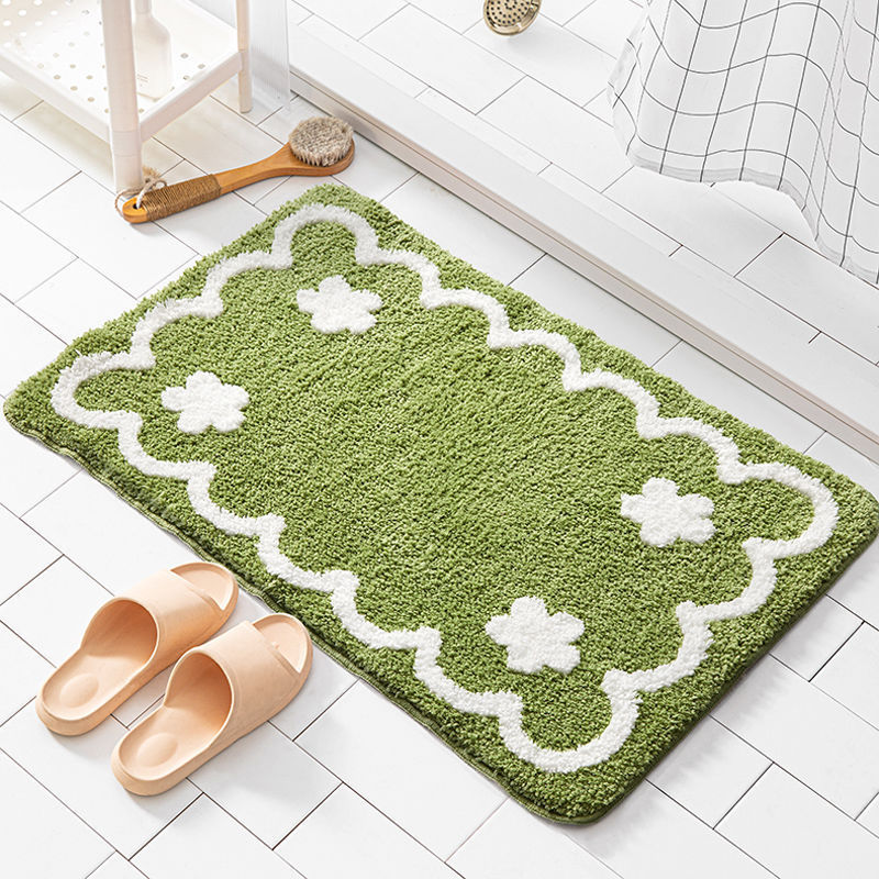 Bathroom Floret Carpet Rugs
