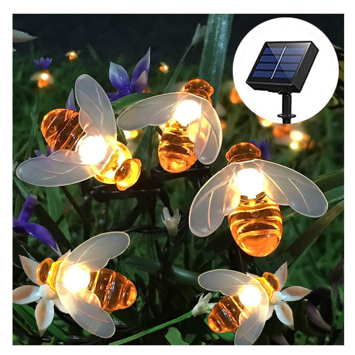 Solar Bee String Light Decoration