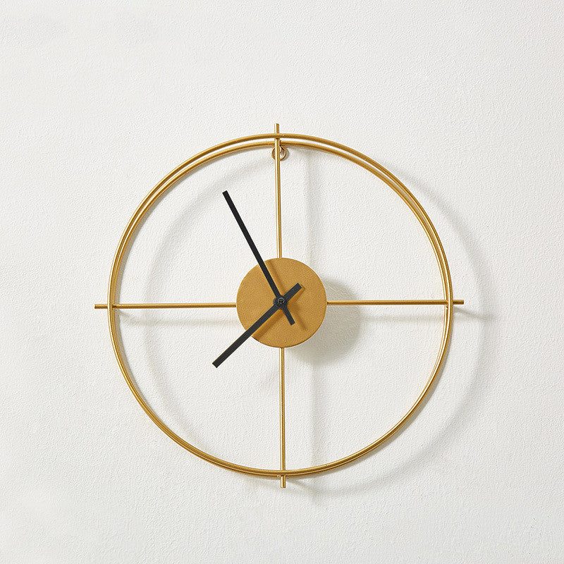 Orbit Luxe Industrial Wall Clock
