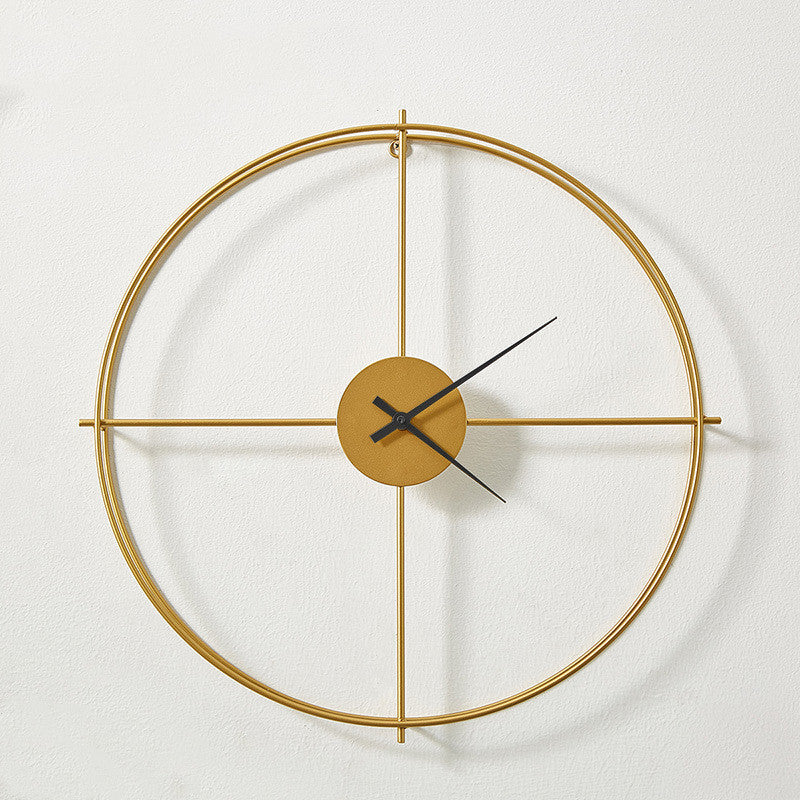 Orbit Luxe Industrial Wall Clock