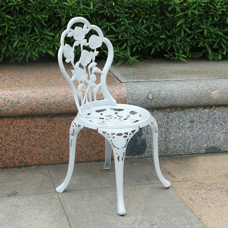 Vintage Outdoor Iron Bistro Set – 3-Piece Patio Dining Set
