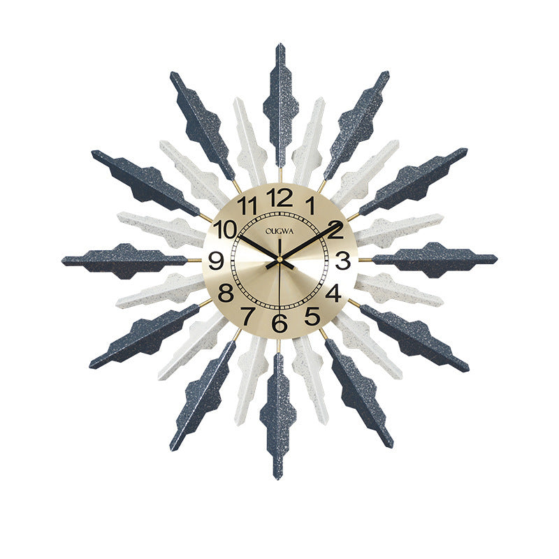Creative Luxury Home Sun Wall Clock