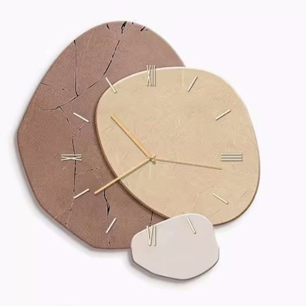 New Chinese Style Dining Room Hanging Painting Wall Clock