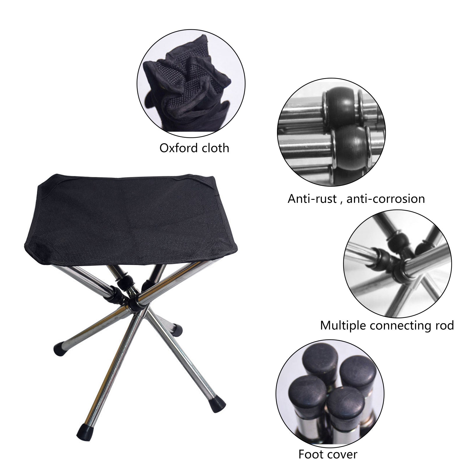 Stainless Steel Tied Camping Chair