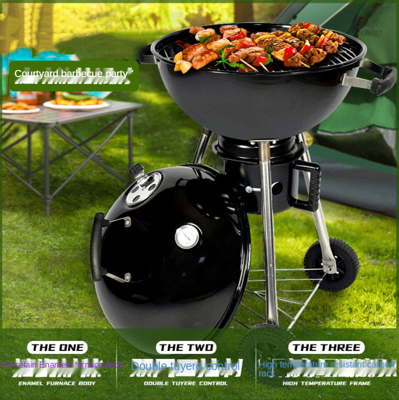 Portable Home Outdoor Charcoal Grill