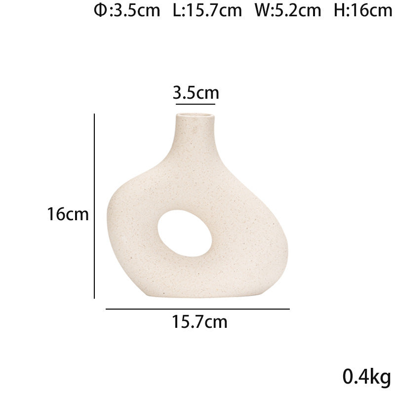 Nordic Style Abstract Ceramic Vases