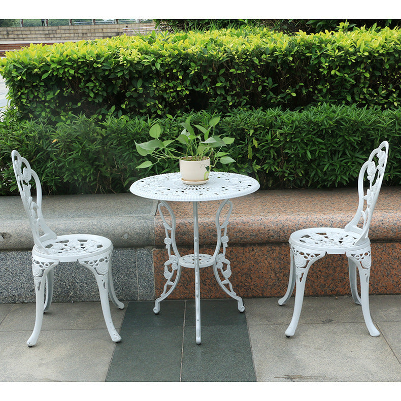 Vintage Outdoor Iron Bistro Set – 3-Piece Patio Dining Set