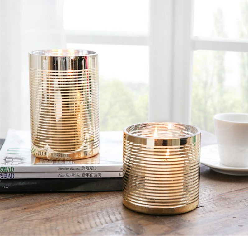 Glass Candle Stands