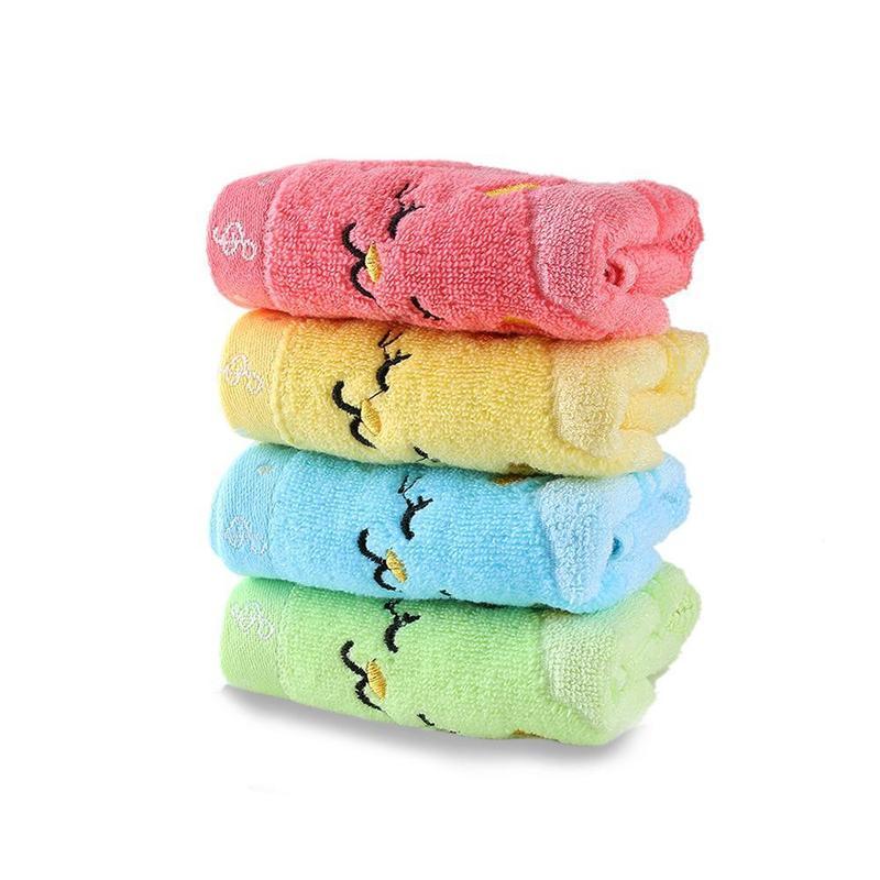 Bamboo Fiber Kitten Face Bath Towels