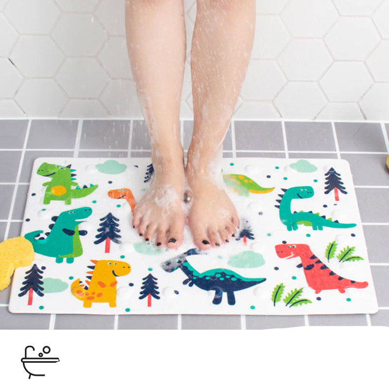 Household Toilet Shower Room Mat Cute Children Bath Mat