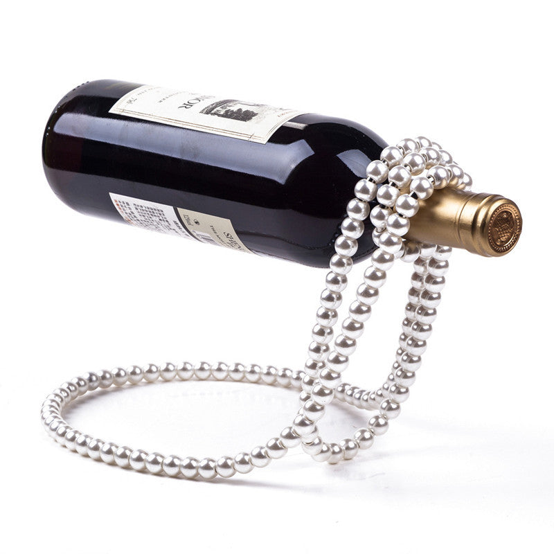 Pearl Necklace Wine Rack Suspended Wine Creative Home Decoration