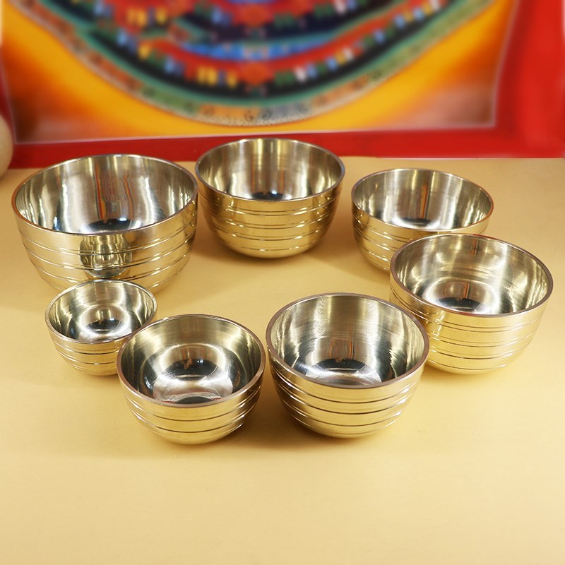 A Set Of Buddha's Sound Bowls And Ornamental Bowls