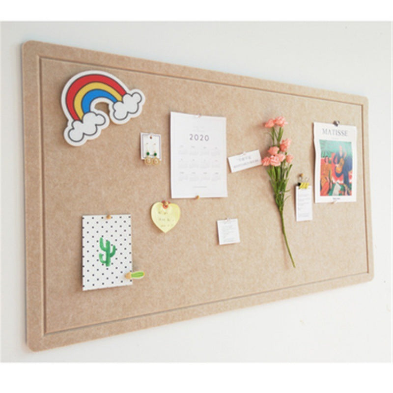 Corkboard Photo Wall Background Ins Style