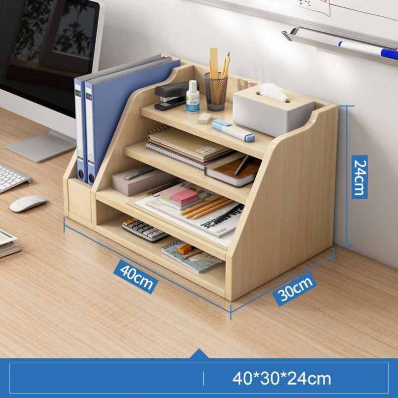 Bookshelf Desktop Office Folder Storage Rack