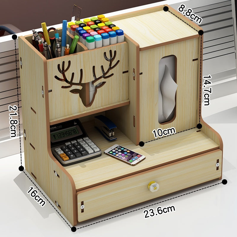 Office Desk Surface Panel Organizer Folder Storage Box Drawer