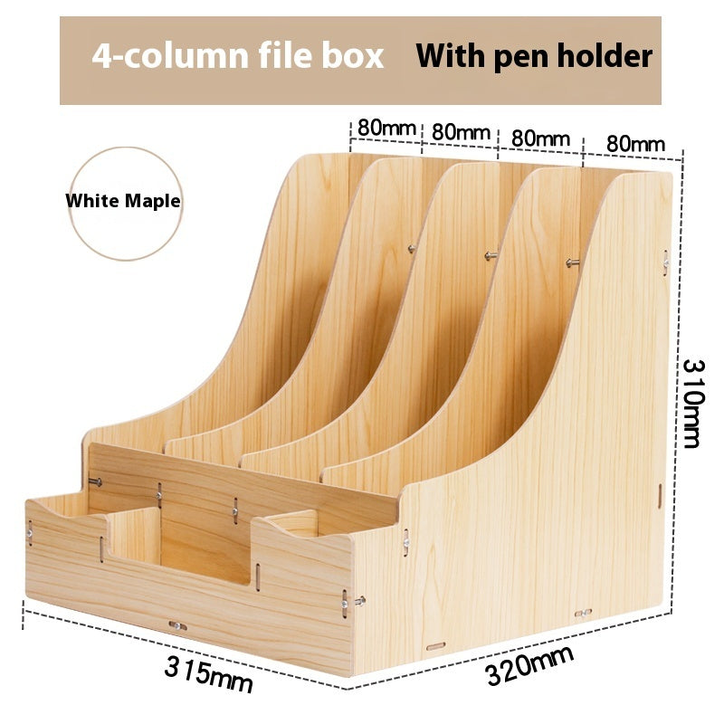 Office Desk Surface Panel Organizer Folder Storage Box Drawer