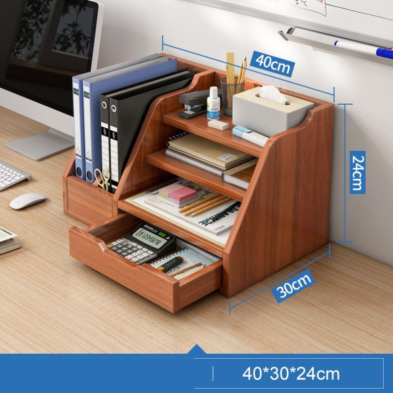 Bookshelf Desktop Office Folder Storage Rack