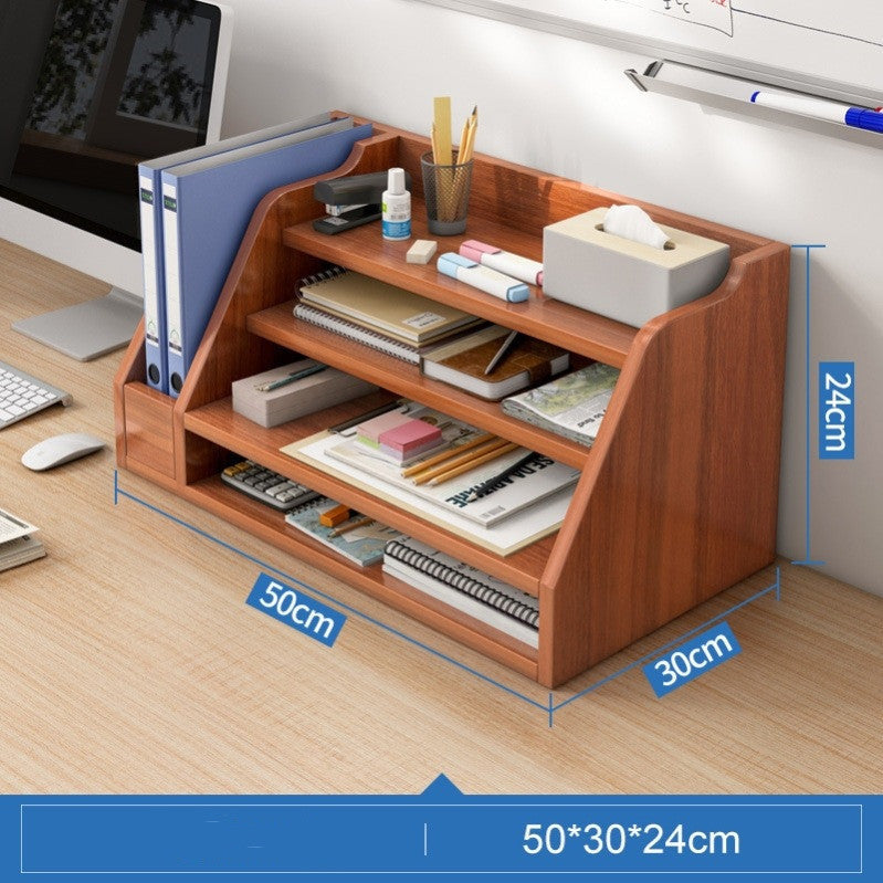 Bookshelf Desktop Office Folder Storage Rack