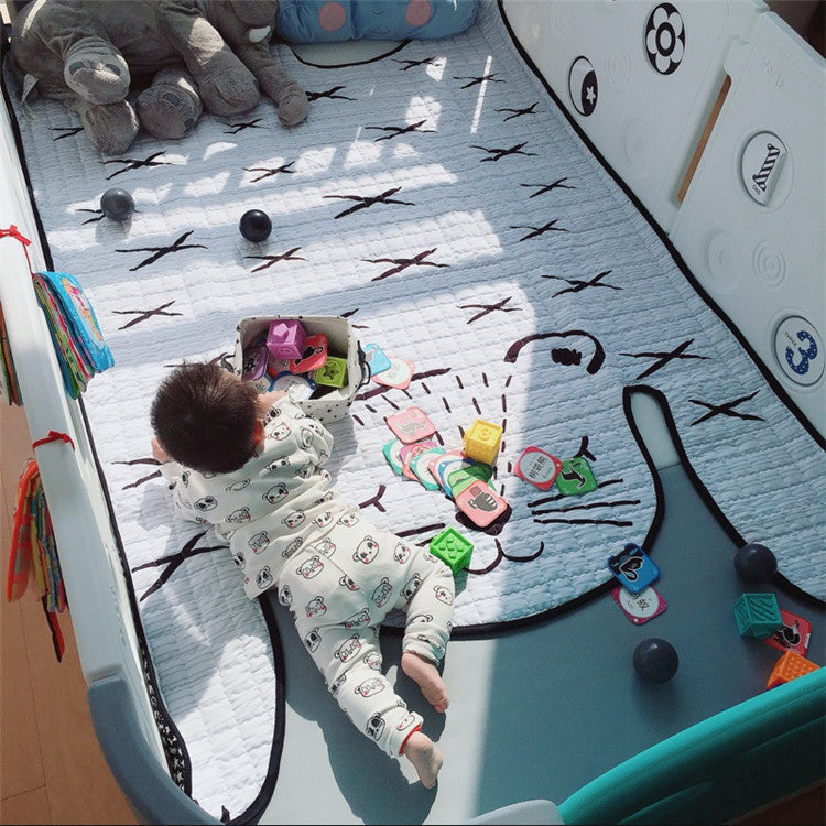 Toys Baby Play Mat Kids Carpet White Tiger Plush Rugs