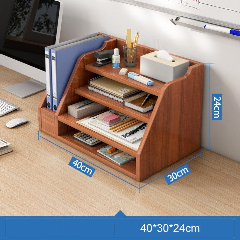 Bookshelf Desktop Office Folder Storage Rack