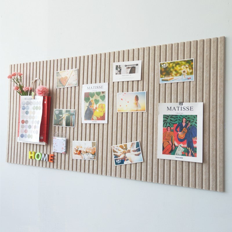 Corkboard Photo Wall Background Ins Style