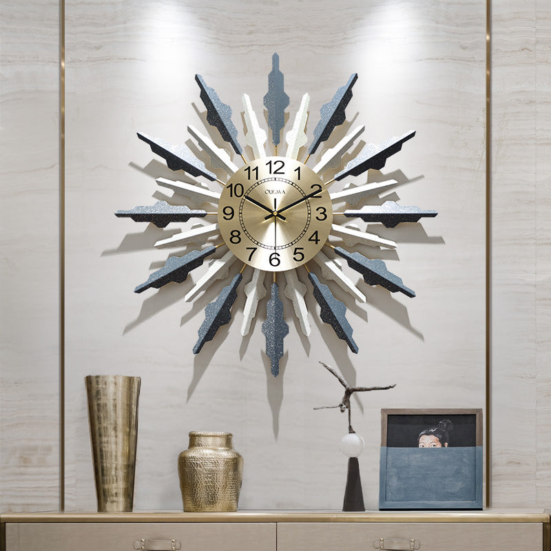 Creative Luxury Home Sun Wall Clock