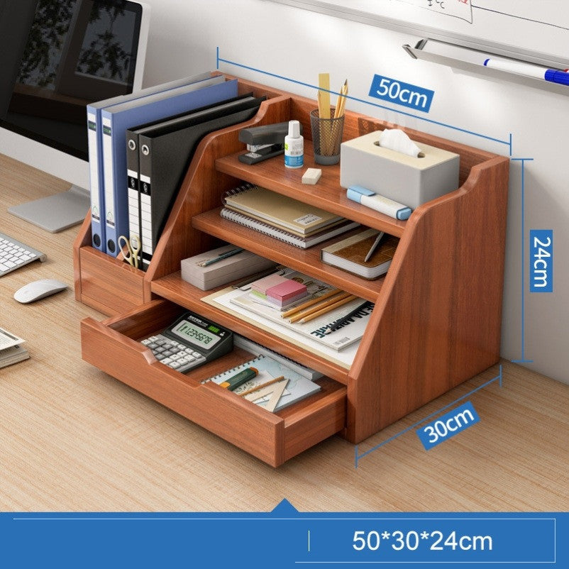 Bookshelf Desktop Office Folder Storage Rack