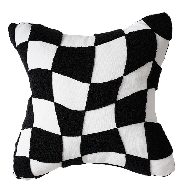 Checkerboard Pillow Living Room Sofa Combination Pillow Set