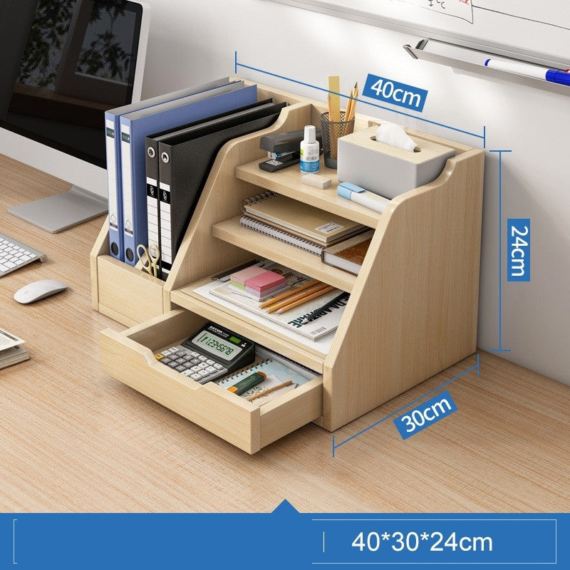 Bookshelf Desktop Office Folder Storage Rack