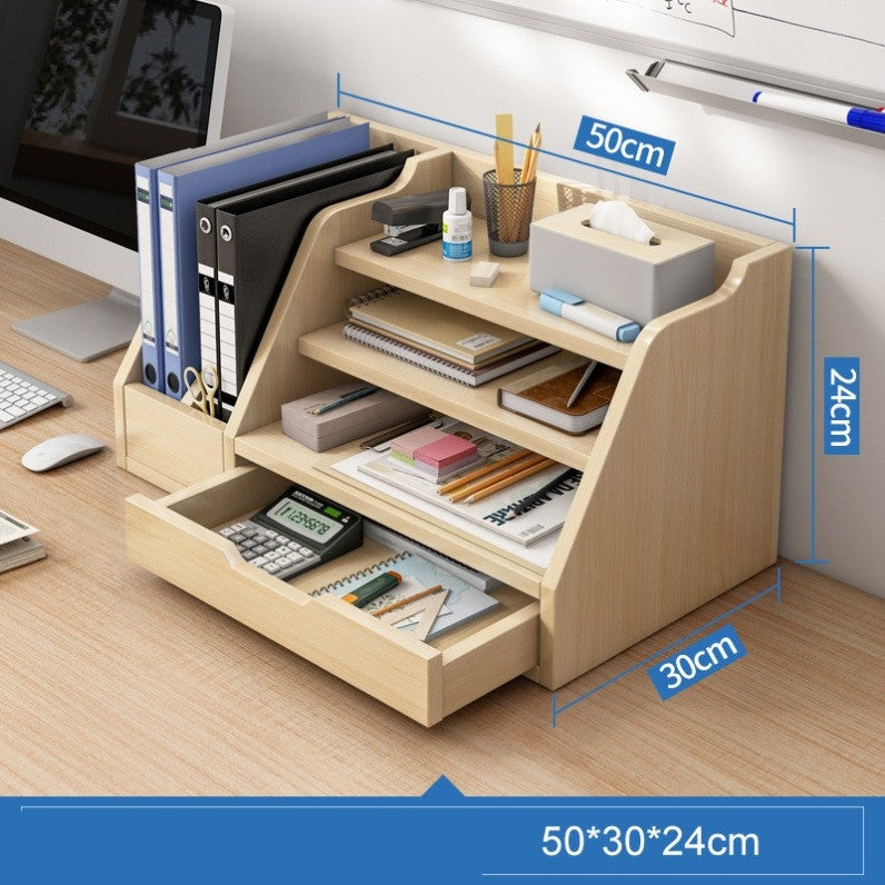 Bookshelf Desktop Office Folder Storage Rack