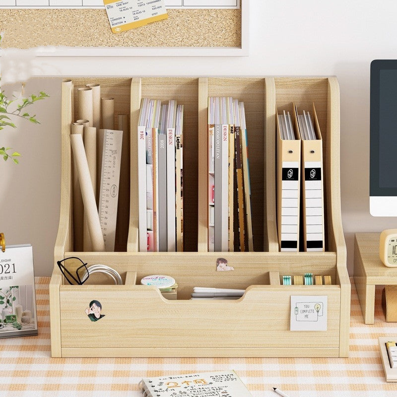 Bookshelf Desktop Office Folder Storage Rack