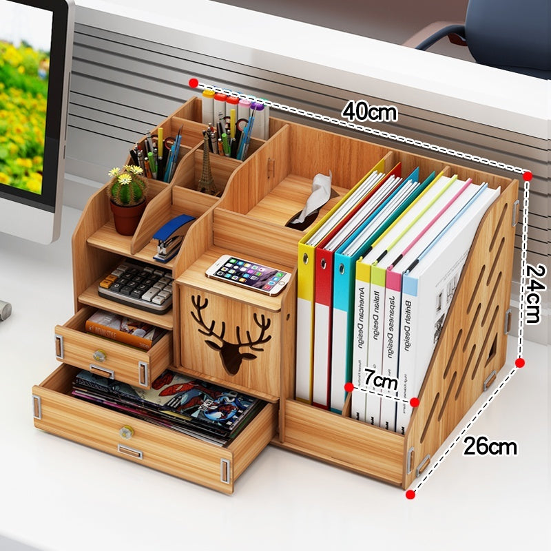 Office Desk Surface Panel Organizer Folder Storage Box Drawer